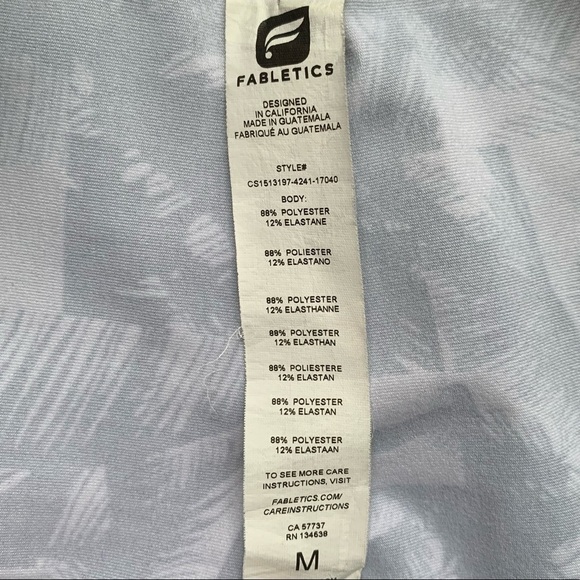 Fabletics Malibu Palm Tree Leggings - Picture 6 of 6